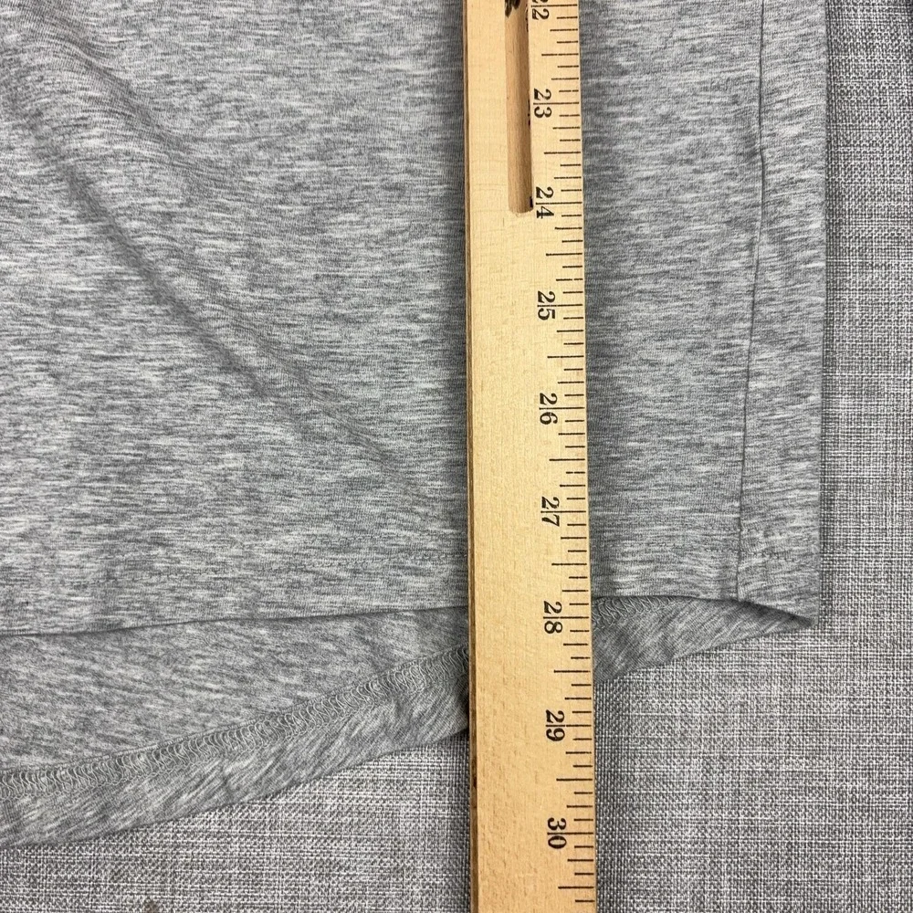 B. Draddy Shirt Mens 2XL Gray Vasari Raglan Long Sleeve Baseball Tee Tagless